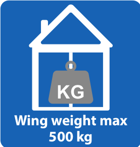 Wing Weight Max 500KG
