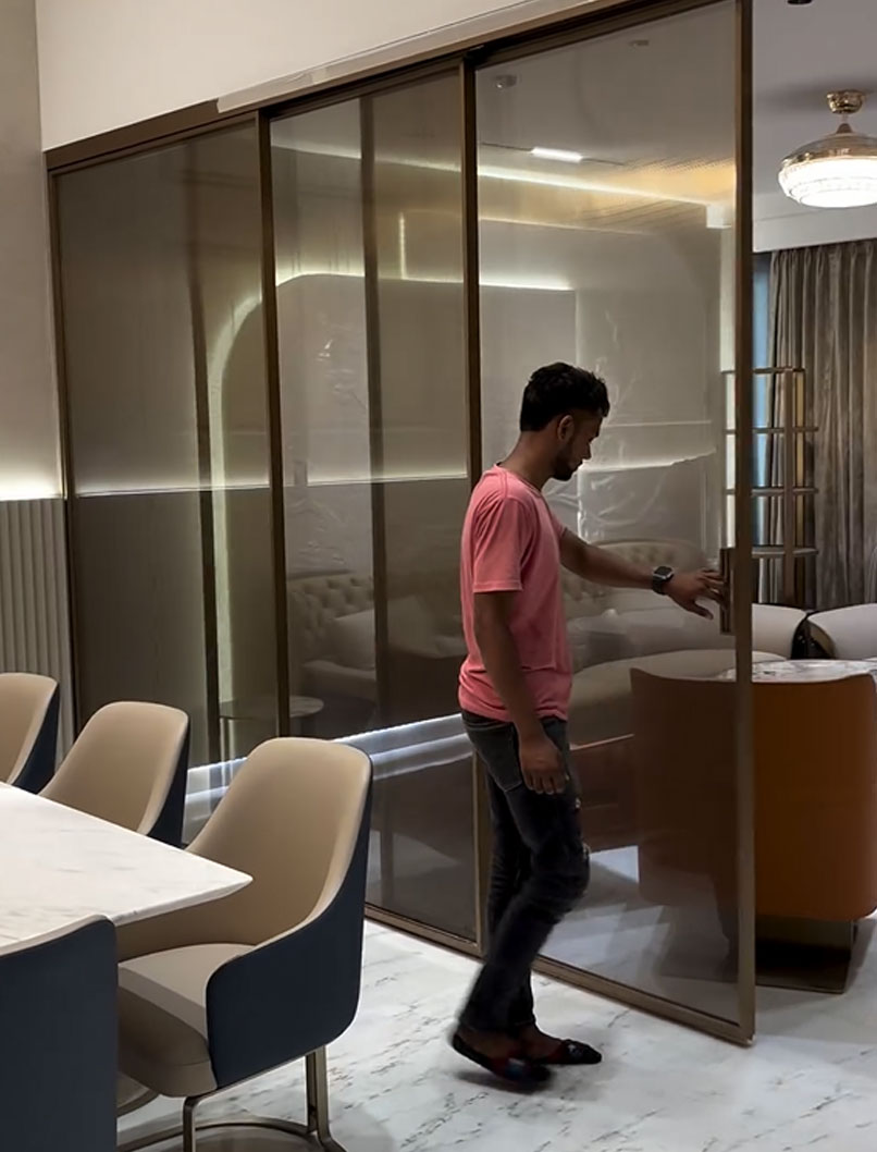 Telescopic Soft Close Sliding Doors